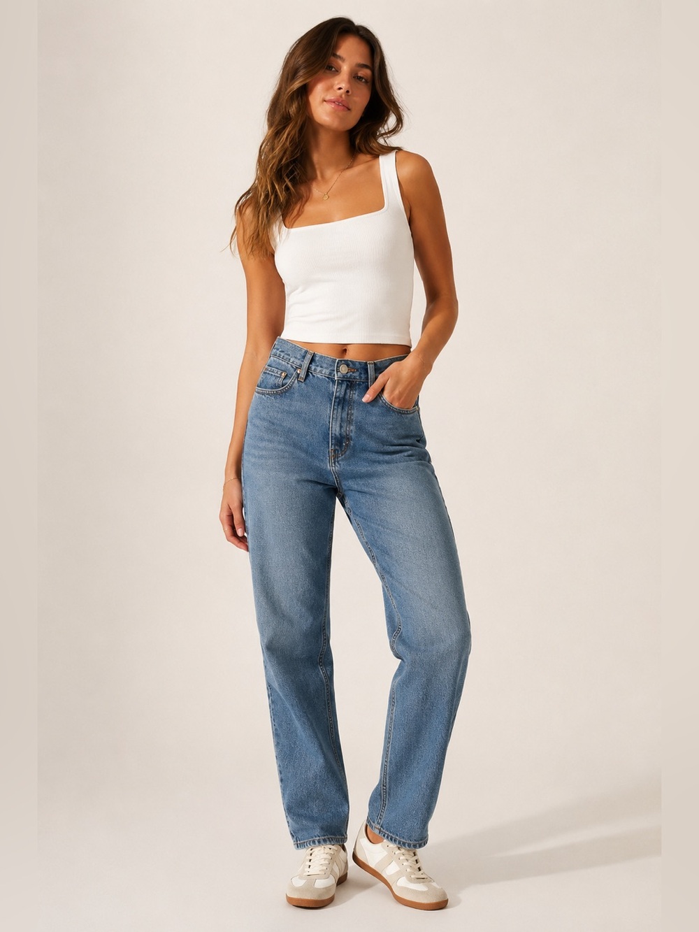 DU/ER Performance Denim High Rise Straight Leg Jeans 28x29 Button Fly
